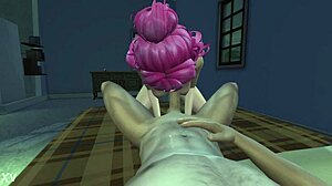 sims 4 pov threesome pink haired girl blowjob doggystyle handjob group fun