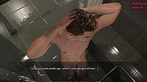 stepsister spies on my shower masturbation session