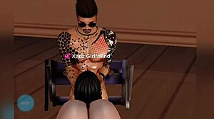 a fun couple drops their anal hentai clip