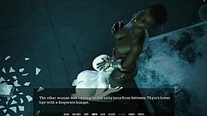 sluttier than ever this curvy alien milf slurps bukkake interracial pussy in tales from the unending void 30 💦👽