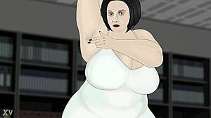 Touch This BBW's Fat Ass Legs and Tits in Her Tight Office Dress Now!