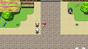 girl calls stranger at public phone and fingers herself wildly outdoors