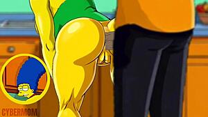 i can't believe marge the married housewife takes cock through glory hole in public toilet!