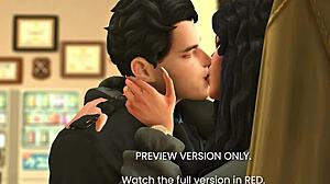 the headquarters tryst gets naughty in 3d hentai sims preview 😏🔥