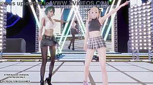 Marie Rose's Sexy Uncensored Dance Turns into Petite Blonde Hentai Action!