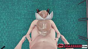 big tits secretary hannah nylon pov handjob stroking monster cock tittyfuck deepthroat cum mouth