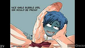 Bubble girl slammed relentlessly in hardcore hentai action