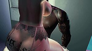 Big black cock ravages blonde bimbo interracial ep 1