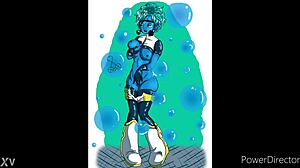 Bubble girl slammed relentlessly in hardcore hentai action