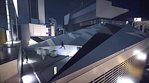 FAITH'S MIRROR HANDJOB Explodes MONSTER COCK FACIAL Cumshot!