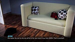 Juli's Curvy Big Tits and Huge Cock Pound Me Hard While Husband Watches in Bedroom!