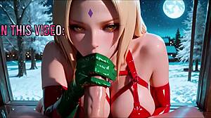 Milf Tsunade Fucks Naruto New Year!