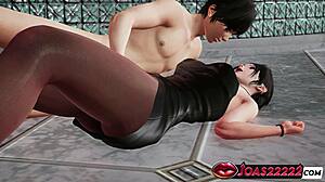 oh man hot office slut josephine in pantyhose fingers wet pussy moans thru intense licking n pink dildo till squirt explosion