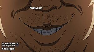 Anime babe's big tits pussy pounded hard fast creampie doggystyle