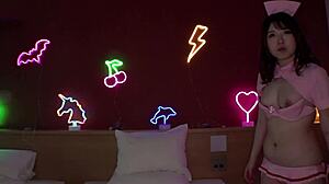 part 2 f cup babe cosplay cowgirl riding to hardcore creampie pov