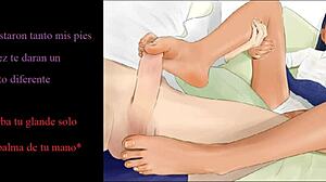 imagine joi nagaroto whispering dirty instructions in español to make you explode