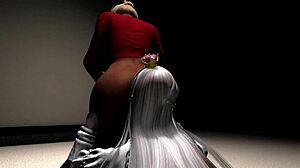 Bowsette Boosette Futa Blowjob Big Cock Ebony Tits POV