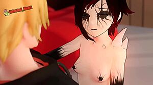 Grimm's Halloween futanari costumes tease thrills in October 2025 3D shorts compilation surprises.