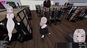 she strips naked outdoors leading to public assfucking and squirting 3d