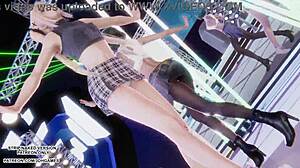 Marie Rose's Sexy Uncensored Dance Turns into Petite Blonde Hentai Action!