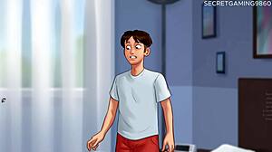 stepmom's panties drenched in my hot cum summertime saga