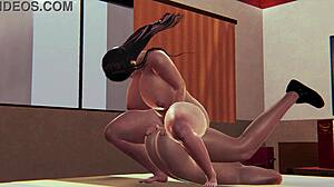 Hey, wanna see perverted mature stepmom test muscular guy's limits?