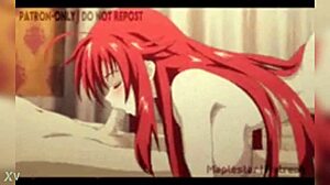 dxd personagens hentai... cute japanese milf girlfriend big tits blowjob monster cock orgasm with friend