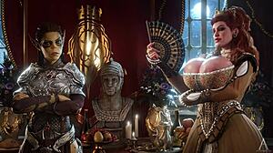 what if amazonium's hidden futa blade creampies big tits?