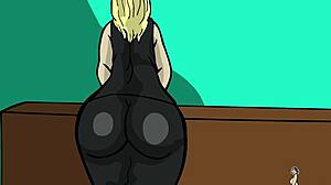 Mrs Hani big ass Lebanese teacher takes huge cock hardcore anal