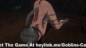 milf trapped by goblins endures doggy hole pounding gangbang