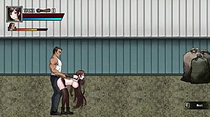 cute brunette fucked by multiple men in dk city hentai game fantasy