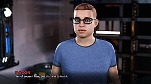 Blonde college teacher sucks huge cock and swallows bukkake cum in lost love 25