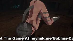 milf trapped by goblins endures doggy hole pounding gangbang