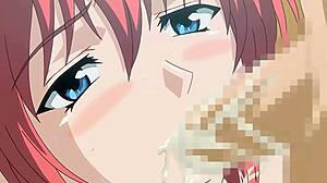 redhead sissy anal threesome with friend pounding ass hard