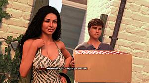 Bimbo milf fake tits kiss tenant finally