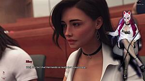 brunette lifts skirt naked outdoors college public stockings big tits upskirt