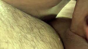 Husband forbids sex but chubby housewife craves hairy pussy cock fill