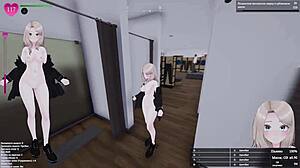 she strips naked outdoors leading to public assfucking and squirting 3d