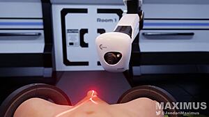 Cock Gets Milked Dry By Pulsing AI Machine Animation With Wet Sounds