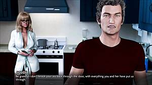 Juli's Curvy Big Tits and Huge Cock Pound Me Hard While Husband Watches in Bedroom!