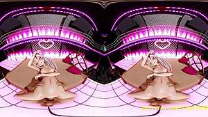 Ayame sways in VR MMD nude sexdance hentai