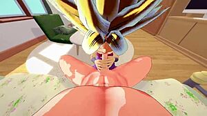 Vegeta rams Caulifla's tight ass doggystyle creampie missionary Dragon Ball hentai