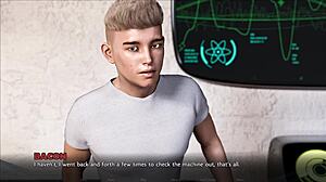 Blonde college teacher sucks huge cock and swallows bukkake cum in lost love 25