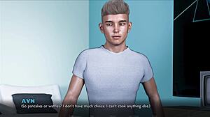 Blonde college teacher sucks huge cock and swallows bukkake cum in lost love 25