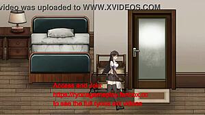 cute brunette fucked by multiple men in dk city hentai game fantasy