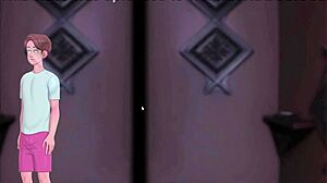 Bbws curvy nun gives fat ass handjob in sexnote episode 16