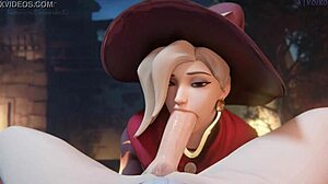 god this overwatch d.va mercy pmv doggystyle group bangs me up bad