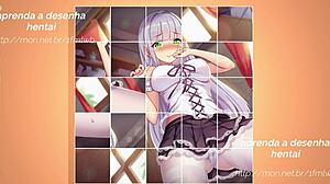 hentai girl plays intense waifu selection game