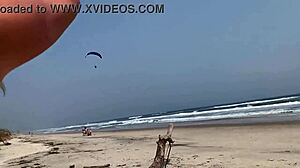 crazy milf handjob cums public outdoor