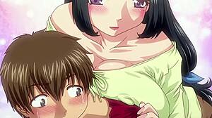 in this anime hentai scene a big ass big tits babe gets hard anal fucked doggystyle with pussy licking blowjob creampie and cumshots